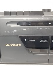 VINTAGE Magnavox DOUBLE DECK Cassette Player w/ CORD Portable AM/FM #AW 7030/17