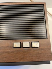 Vintage Soundesign 3464 Flip Clock Radio AM/FM Alarm Woodgrain Mid Century WORKS