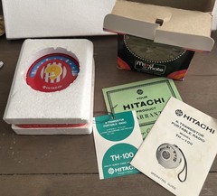 NEW IN BOX Vintage Hitachi Mood Mate (Mod) Portable Radio TH-100 70S Football