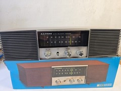 Vintage Lloyd&rsquo;s Woodgrain AM FM Radio RR-6561 Working Sage Allen Price In Box