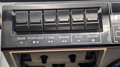 Vintage General Electric GE 3-5244B AM/FM Radio Works Cassette Recorder Repair