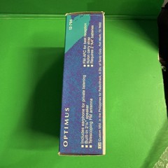 Vintage Optimus AM FM Pocket Radio Complete Earphone Boxed 12-794 Tested Works!