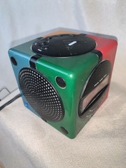 D530 Vtg 1990s GPX Gran Prix Radio Alarm Clock Rubik Simon Multi-Color CUBE EUC