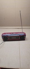 Vintage Radio Retro 1980&rsquo;s Sears Roebuck Co SR-3000 Series Red Boombox Cassette!
