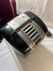 Westinghouse Vintage Tube Tabletop Radio Black/Silver with Power Cord