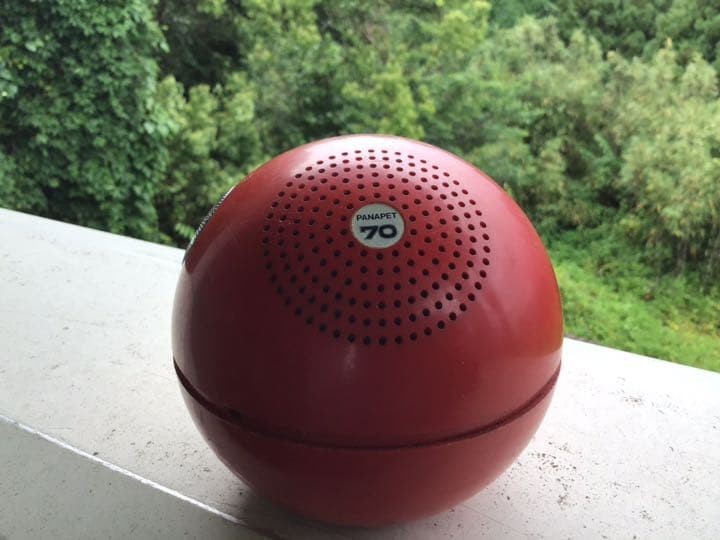 Vintage Panasonic Panapet 70 R-70 Red Ball Radio Osaka EXPO 70 Space Age Rare JP