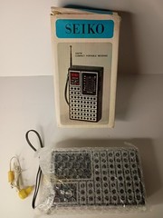 Seiko Solid State Am/Fm Portable Radio Model: D-2381A New Still In Package