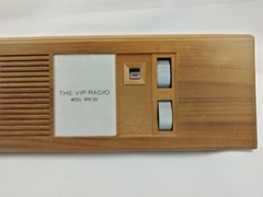 Vintage 1970 RARE « THE VIP RADIO » Radio with Nameplate for Desk Model NPR 100