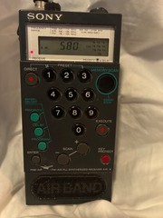 Sony Air-8 Handheld Synthesized Receiver 4-Band PSB/AIR/FM/AM Radio
