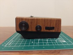 Vintage GE General Electric 7-4625C AM/FM Radio Alarm Clock Walnut Grain-Tested