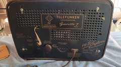 Vintage Telefunken Gavotte 7 Radio West Germany Untested
