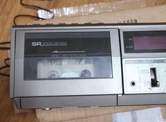 Vintage Sears SR 3000 Cassette AM/FM Alarm Clock Radio Parts Repair