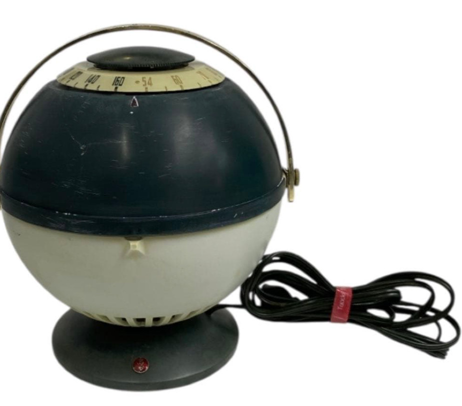 TOSHIBA 5LE-92 Spherical Vacuum Tube Radio Mercury Moss Green/White AC100V