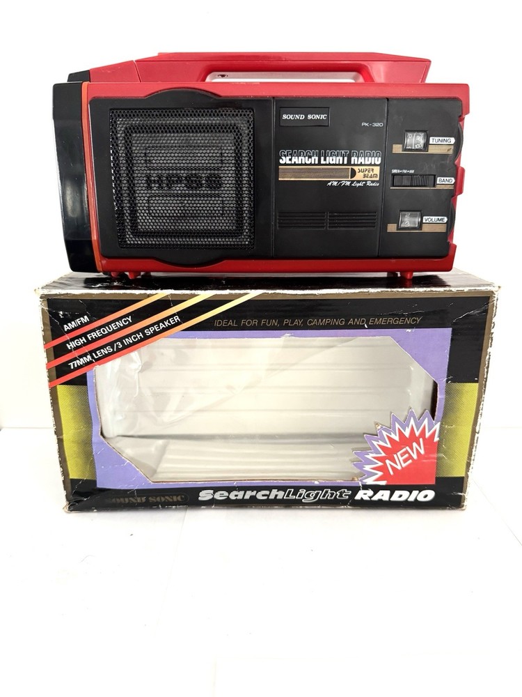 Vintage Sound Sonic 90&rsquo;s Search Light Radios,ME 338, Tested
