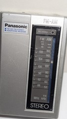 Vintage Panasonic Portable FM-AM Stereo Radio Headphone Receiver Model RF-444