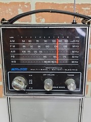 Vintage Midland Weathermatic Radio AM FM AIR Weather Solid State AC Tested