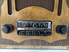 Vintage 1960s Automatic Radio AR IC AM FM Custom Wood Cabinet Works