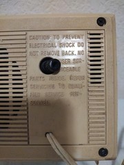 General Electric AM Radio Alarm Clock Beige Model 7-4725A Vintage. Read Descr. E