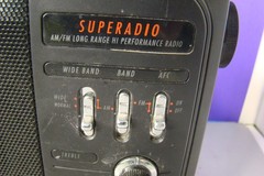 Vintage GE Super Radio Model 7-2887A FM/AM Wide Band Radio Tested WORKING