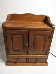 VINTAGE ANTIQUE 1956 GUILD THE SPICE CHEST TUBE RADIO MODEL 464 LOS ANGELES CA