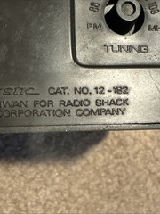 Realistic FM Deskube 12-182 Vintage Radio WORKS! Desk Cube