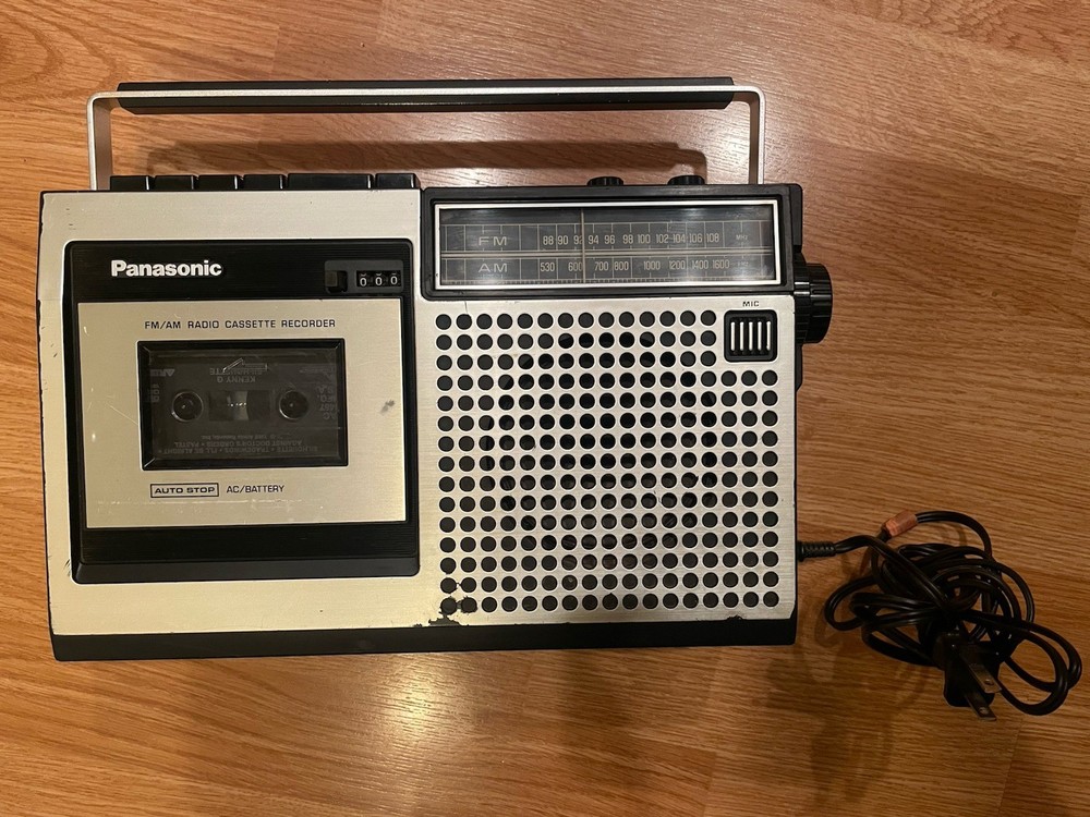 Panasonic RQ-542AS Vintage FM AM Radio Cassette Recorder / Japan. Works!!