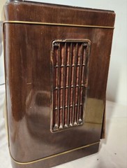 Grundig 2043 w/3D Vintage Short Wave Radio Klang German FOR PARTS NON-WORKING