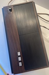Vintage Soundesign 3464 Flip Clock Radio AM/FM Alarm Woodgrain Mid Century WORKS