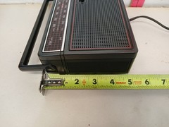 Vintage GE 7-2660D AM FM Portable Radio Two-Way Power Tested Working 1980s