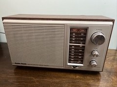 RadioShack Realistic MTA-15 AMFM Tabletop w/Speaker #12-695 VTG WORKS READ