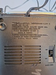 REALISTIC Weather Radio Vintage Alert III Model 12-140 Tested Works
