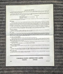 Vintage 1937 Rogers Majestic Radio Models Operation Manual 12/61 12/66 12/67
