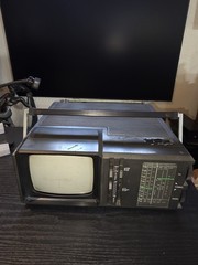 Vintage Sears 580 Portable Receiver Television Radio PSB 5&Prime; screen 1983 Works