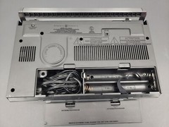 GE 3-5248A Stereo/Radio/Boombox- Silver & Black- Vintage