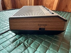 Vintage GE AM FM Digital Clock Radio Wood Grain Model 7-4642B Working VTG Retro