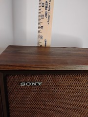 Vintage Wooden SONY AM/FM Table Radio TFM-9450W Tested & Working