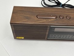 Vintage Panasonic RC-6070 FM AM 2 Band Electronic Clock Radio Wood Grain