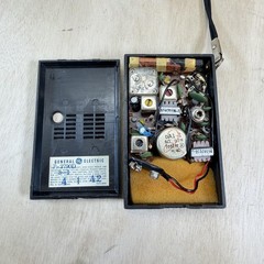 Vintage General Electric P-2790D AM Pocket Radio Solid State Black Hong Kong