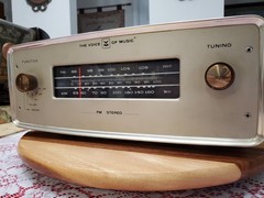 Vintage 1960&rsquo;s Voice of Music Tuner Model #1465 Powers Up but Untested / No Amp