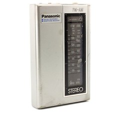Panasonic RF-444 Portable AM/FM Stereo Radio NO Battery Cover