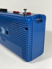 Vintage 1980s Soundesign Color Tunes Radio Cassette Player 4603VBL Blue Boom Box