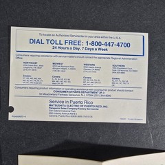 Booklet Directions ONLY Vintage Panasonic Portable AM/FM Radio RF-951 RF-951C