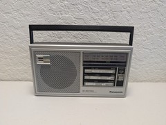 Panasonic Radio RF-559 AC Battery FM/AM 2 Band Receiver 2 Way Radio Silver