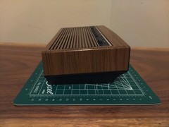 Vintage GE General Electric 7-4625C AM/FM Radio Alarm Clock Walnut Grain-Tested