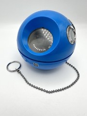 Vintage PANASONIC R-70 Space Age PANAPET AM TRANSISTOR Radio BLUE 1969 WORKS!
