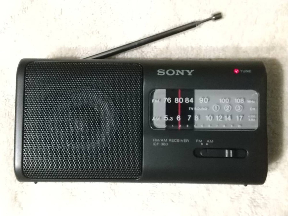 Radio Receiver Sony Icf-380 Fm/Am Ncnr