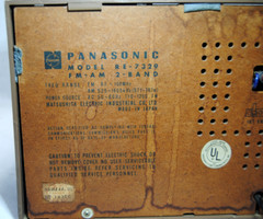 Panasonic Solid State 2-Band AM/FM Radio Model #RE-7329 Japan Vintage T2399