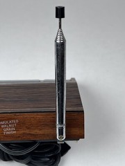 Realistic Weatheradio Alert III Model 12-140 Faux Walnut Woodgrain Full Antenna