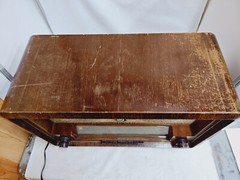 GRUNDIG Spitzen-Super UKW 495W INTERNATIONAL RADIO WORKS 1950 Magic Eye