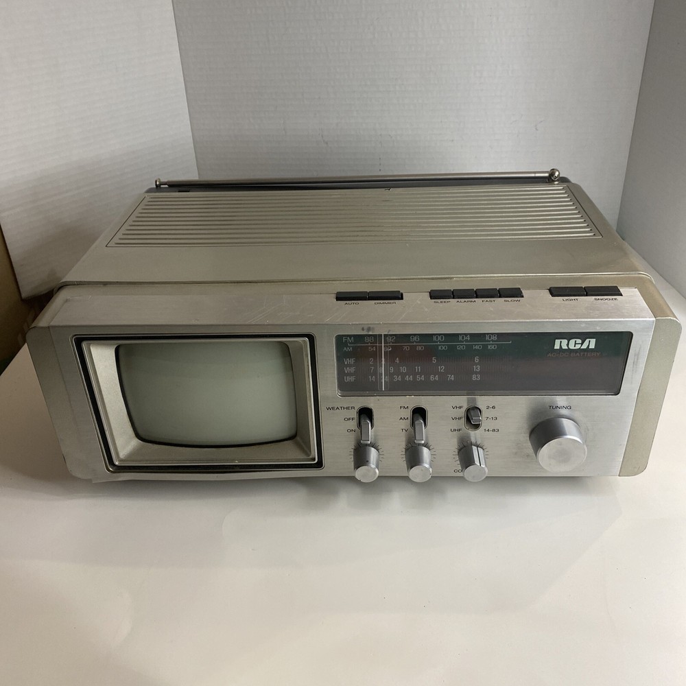 Vintage RCA CGR 056S Tv Radio Weather Portable AC DC Auto Adapter As Is